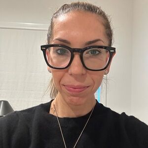 Stylish Calvin Klein Black Frame Glasses